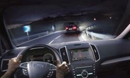 Ford разработал систему дальнего света Glare-Free Highbeam