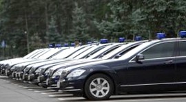 Путин увеличил количество авто с мигалками
