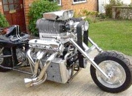 RAPOM V8 - самый мощный мотоцикл для драга