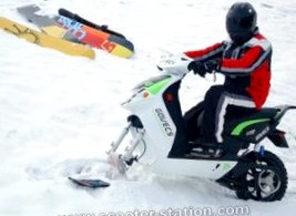 Скутер-снегоход на базе Govecs GO! S2.4: мотосезон — круглый год