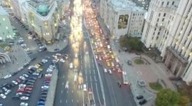 В Москве появилась изогнутая разметка