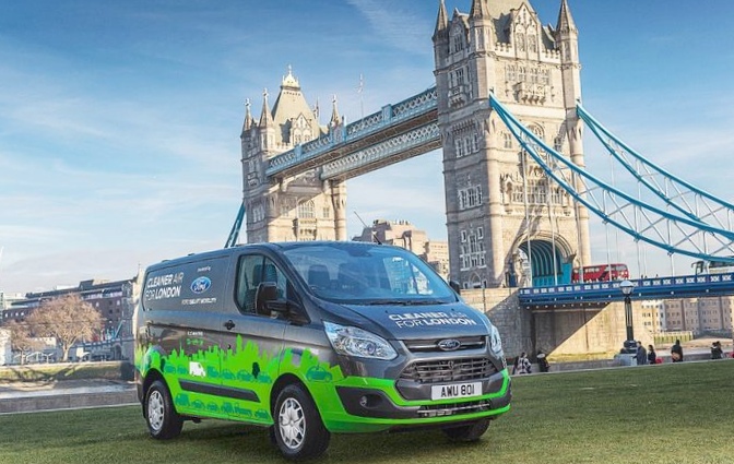 Ford transit с электромоторами проверят на улицах лондона