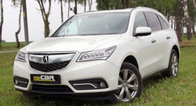 Изменение цен на премиальный кроссовер acura mdx