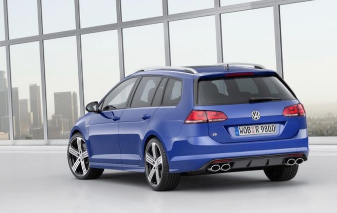 Новый 300-сильный vw golf r variant рассекречен