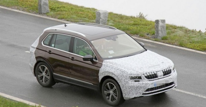 Новый vw tiguan, seat ateca и...