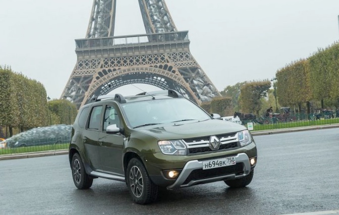 Обновлённый renault duster едет в украину без турбомотора