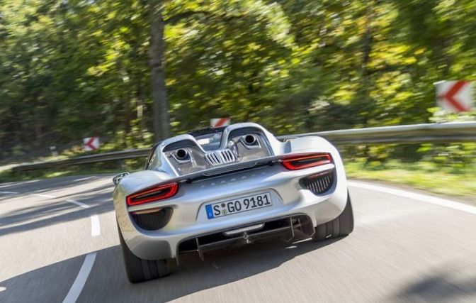 Тест-драйв гибрида porsche 918 spyder